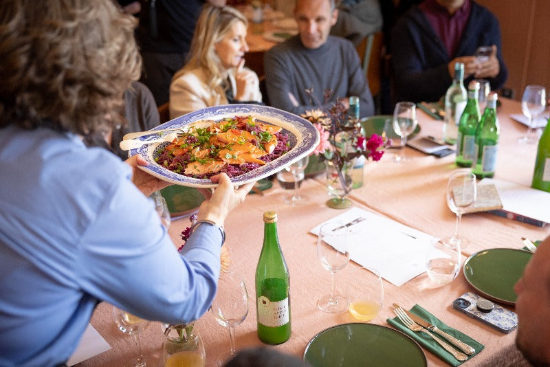 shared platters of food