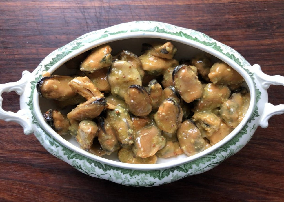 C&C Smoked Mussels in Mustard Vinaigrette